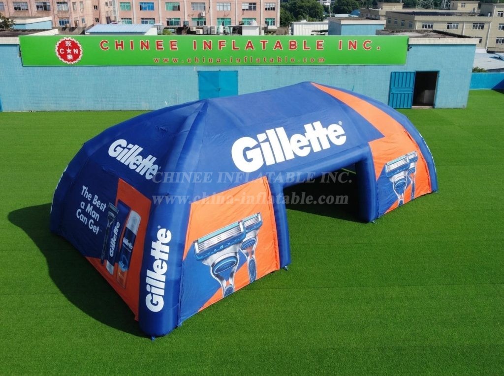 Tent1-7319 Gillette Advertising Inflatable Spider Tent