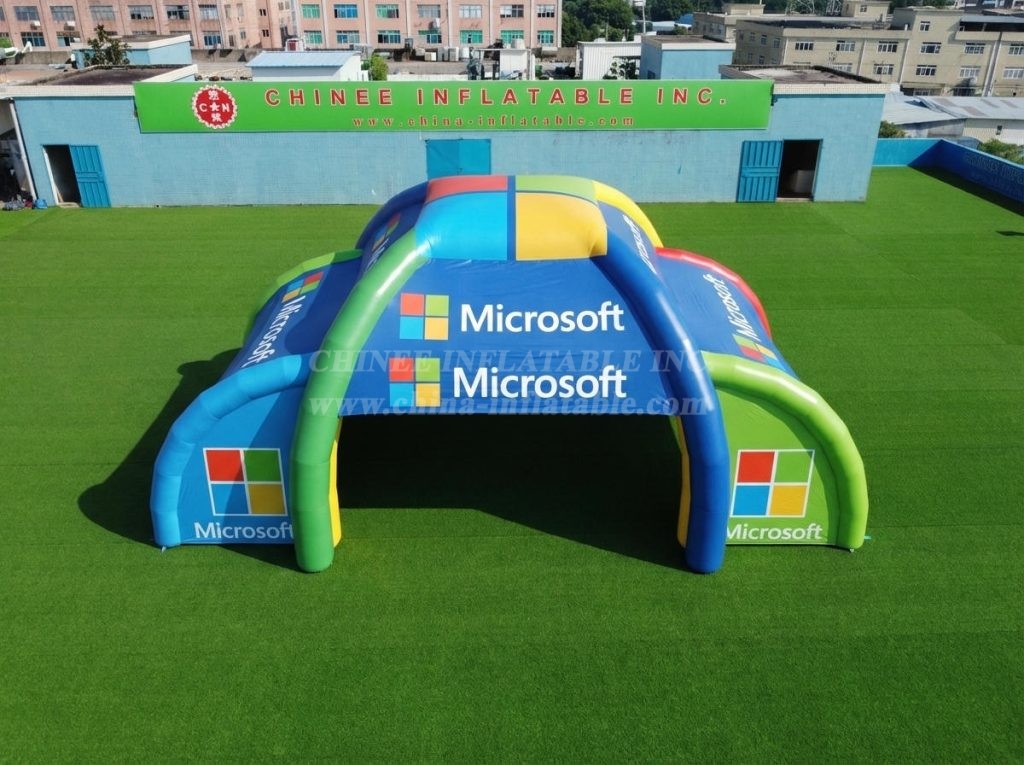 Tent1-7335 Microsoft Advertising Inflatable Spider Tent