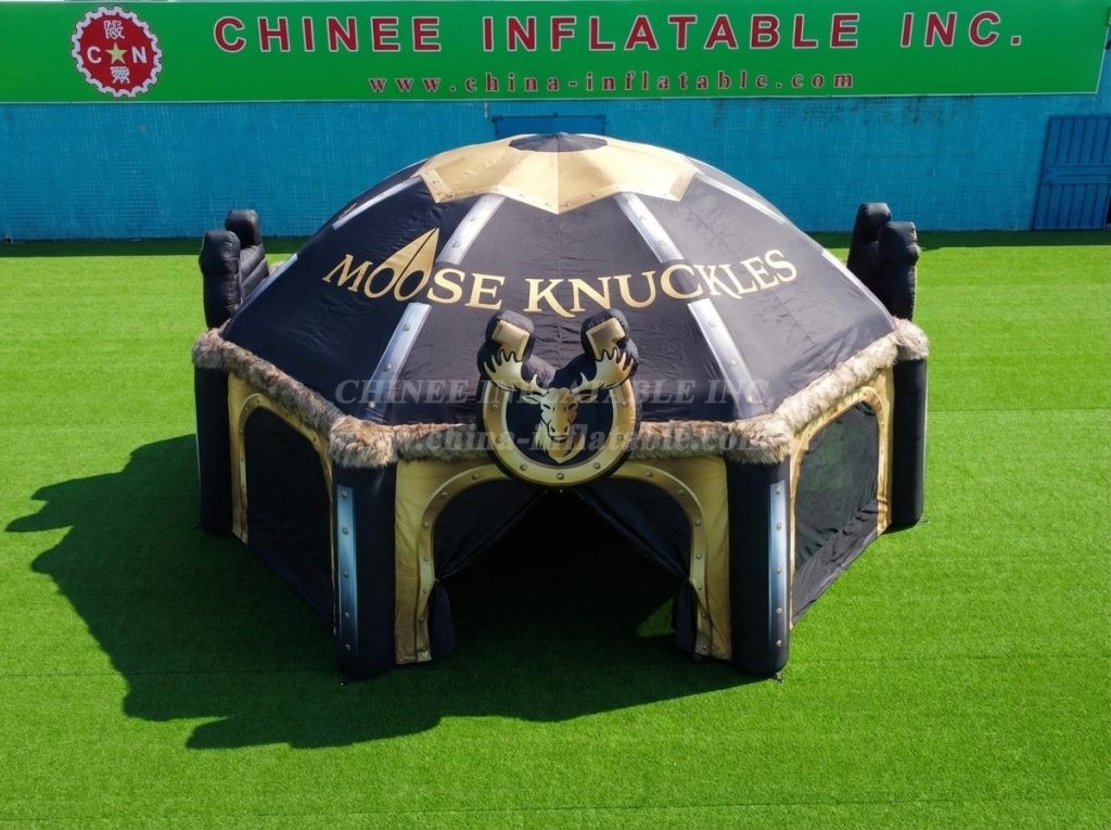 Tent1-7338 Moose Knuckles Advertising Inflatable Spider Tent