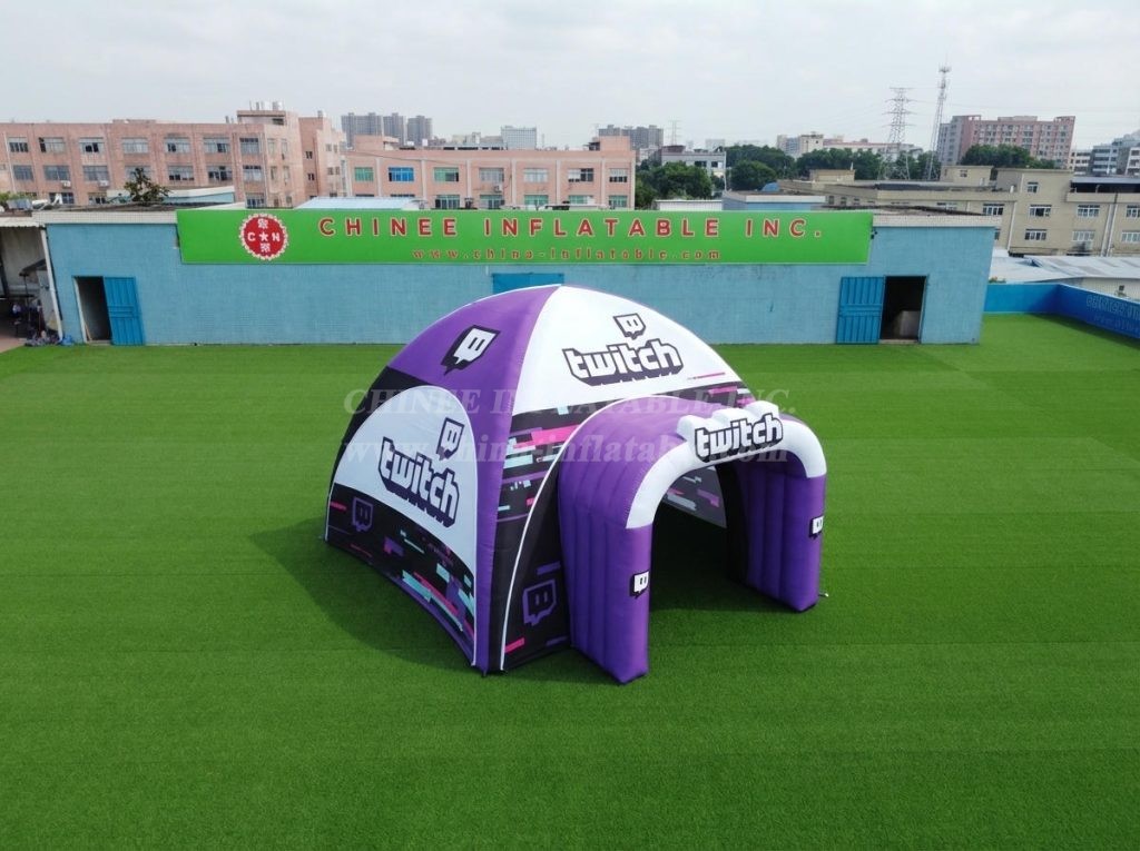 Tent1-7357 Twitch Advertising Inflatable Spider Tent