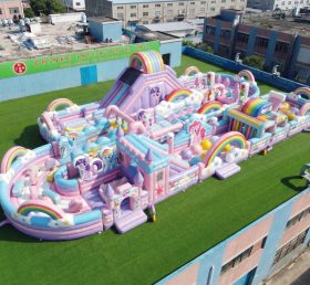 CR2-508 My Little Pony Theme Ginat Inflatable Obstacle Courses Challenging Run