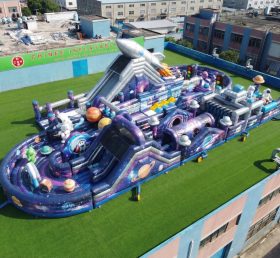 CR2-516 Space Theme Ginat Inflatable Obstacle Courses Challenging Run