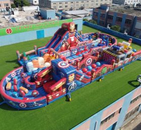 CR2-524 The Avengers Theme Ginat Inflatable Obstacle Courses Challenging Run