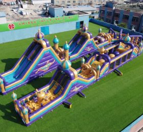 CR2-533 Aladdin Theme Giant Inflatable Obstacle Courses Challenging Run