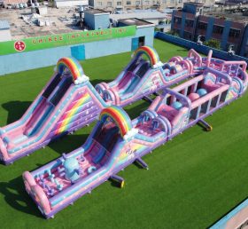 CR2-575 My Little Pony Theme Giant Inflatable Obstacle Courses Challenging Run