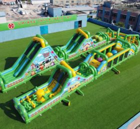 CR2-608 Timmy Time Theme Giant Inflatable Obstacle Courses Challenging Run