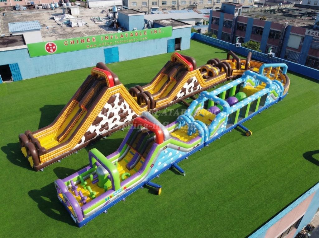 CR2-610 Toy Story Theme Giant Inflatable Obstacle Courses Challenging Run