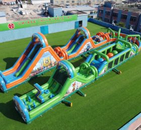 CR2-617 Zootopia Theme Giant Inflatable Obstacle Courses Challenging Run