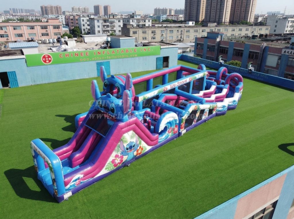CR2-647 Lilo & Stitch Theme Giant Obstacle Course Challenging Run