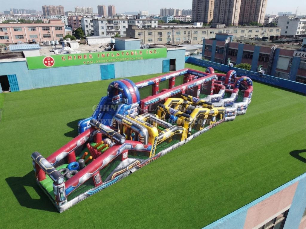 CR2-701 Transformers Theme Giant Obstacle Course Challenging Run