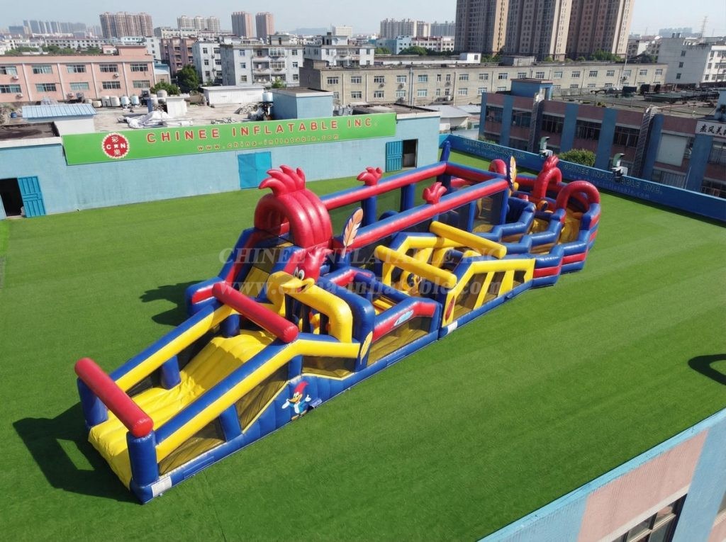 CR2-705 Woody Woodpecker Theme Giant Obstacle Course Challenging Run