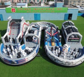 CR2-758 Star Wars Theme Ginat Inflatable Obstacle Courses Challenging Run