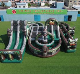 CR2-804 King Kong Theme Giant Inflatable Obstacle Courses Challenging Run