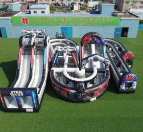 CR2-836 Star Wars Theme Giant Inflatable Obstacle Courses Challenging Run
