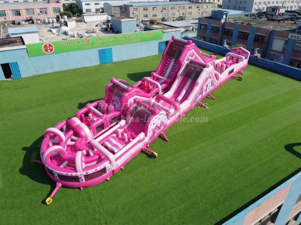 CR2-861 Barbie Theme Giant Obstacle Course Challenging Run