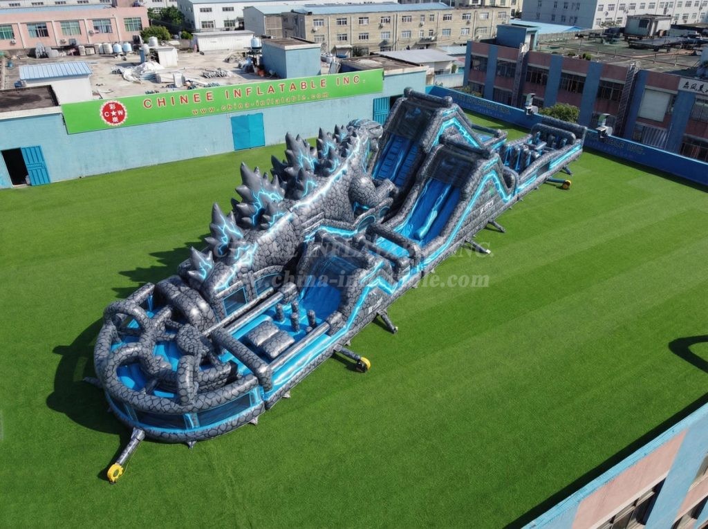 CR2-879 Godzilla Theme Giant Obstacle Course Challenging Run