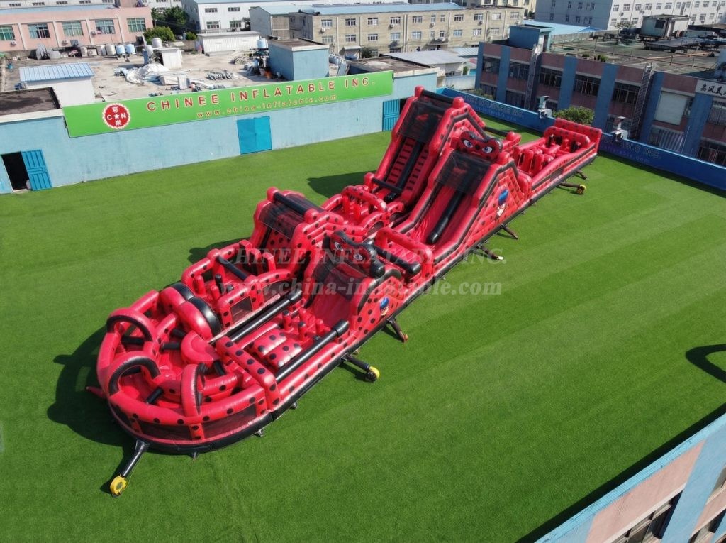 CR2-893 Miraculous Ladybug Theme Giant Obstacle Course Challenging Run