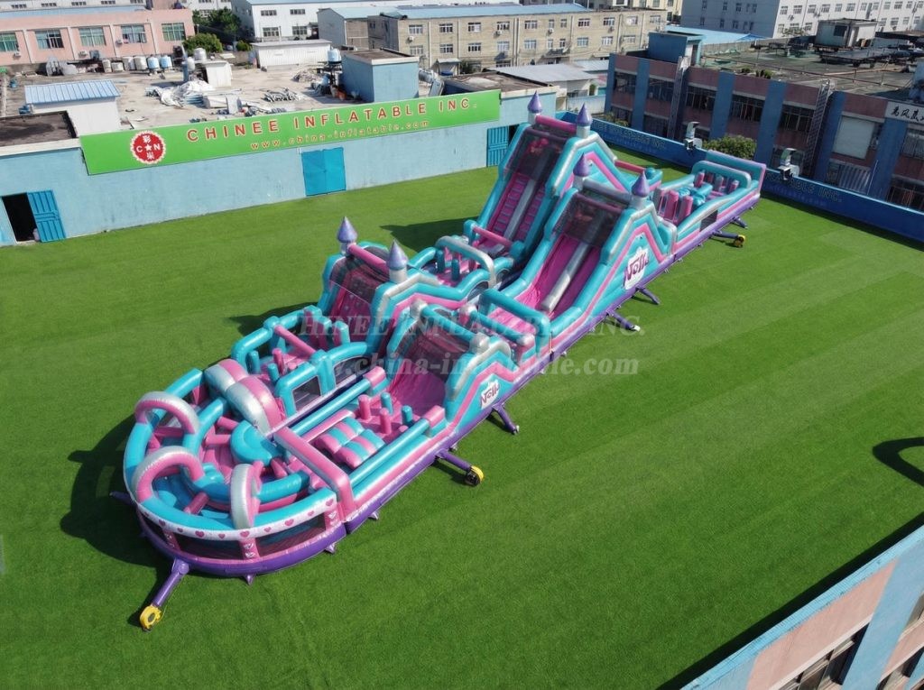 CR2-897 Nella Knight Theme Giant Obstacle Course Challenging Run