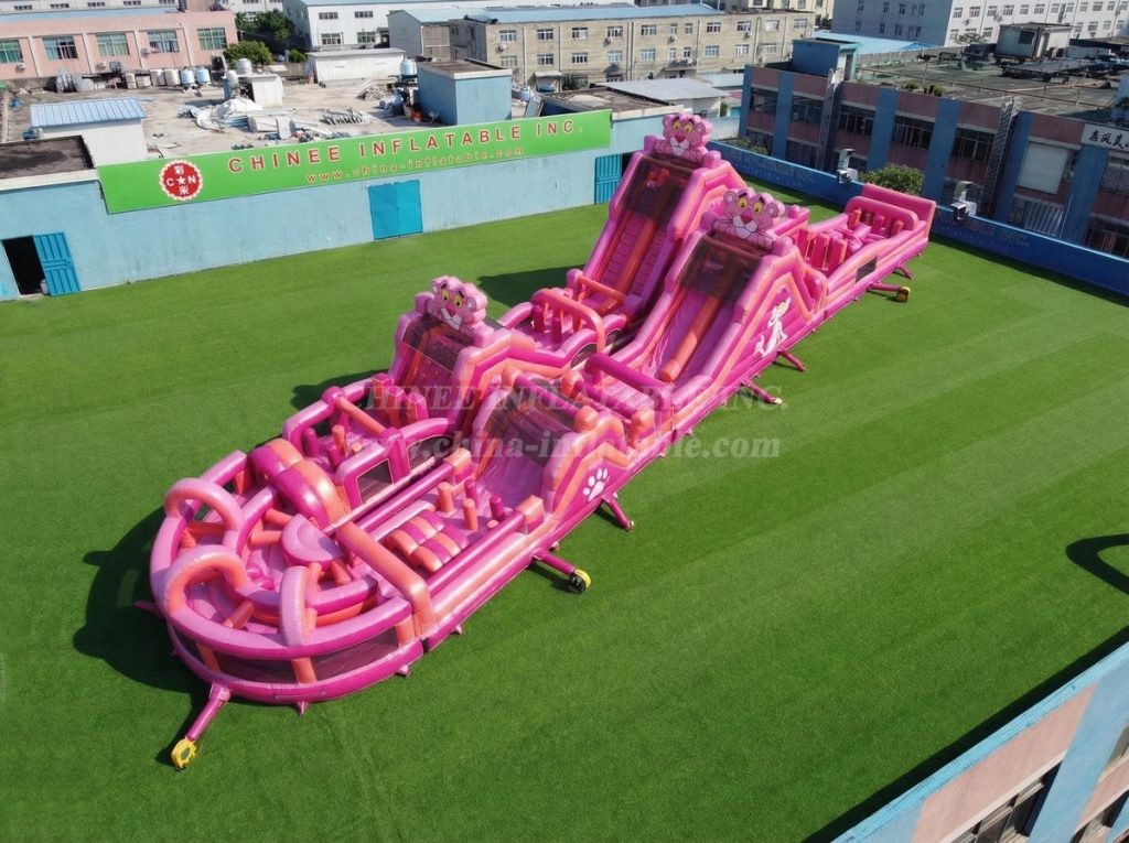 CR2-902 Pink Panther Theme Giant Obstacle Course Challenging Run