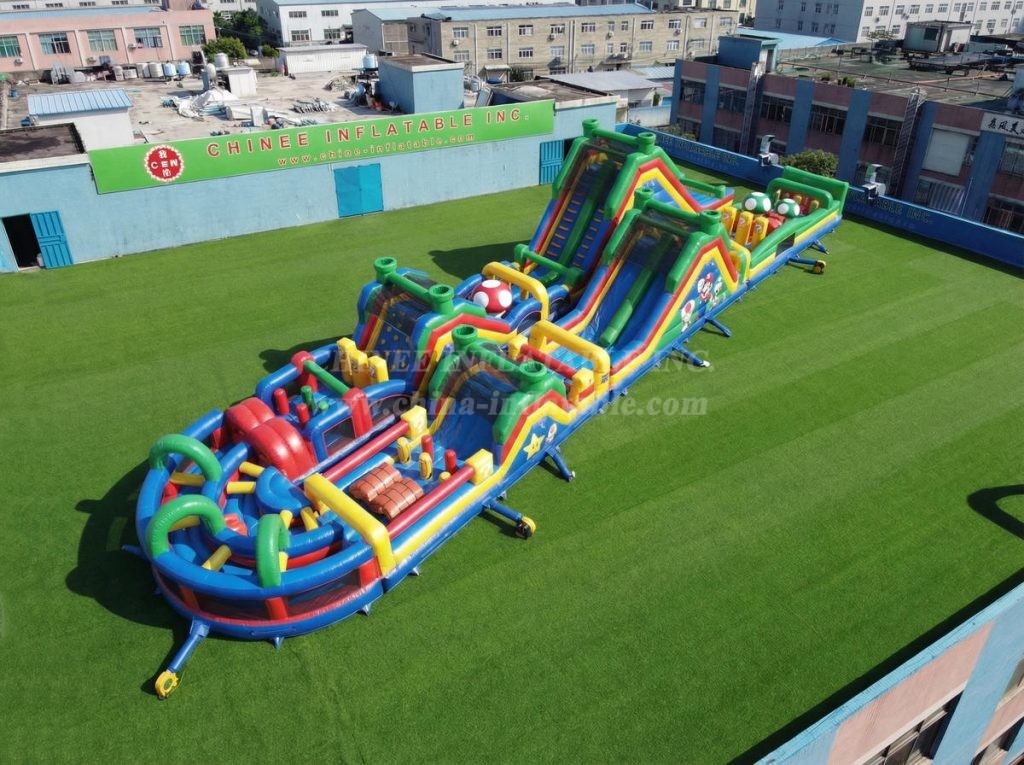 CR2-919 Super Mario Theme Giant Obstacle Course Challenging Run