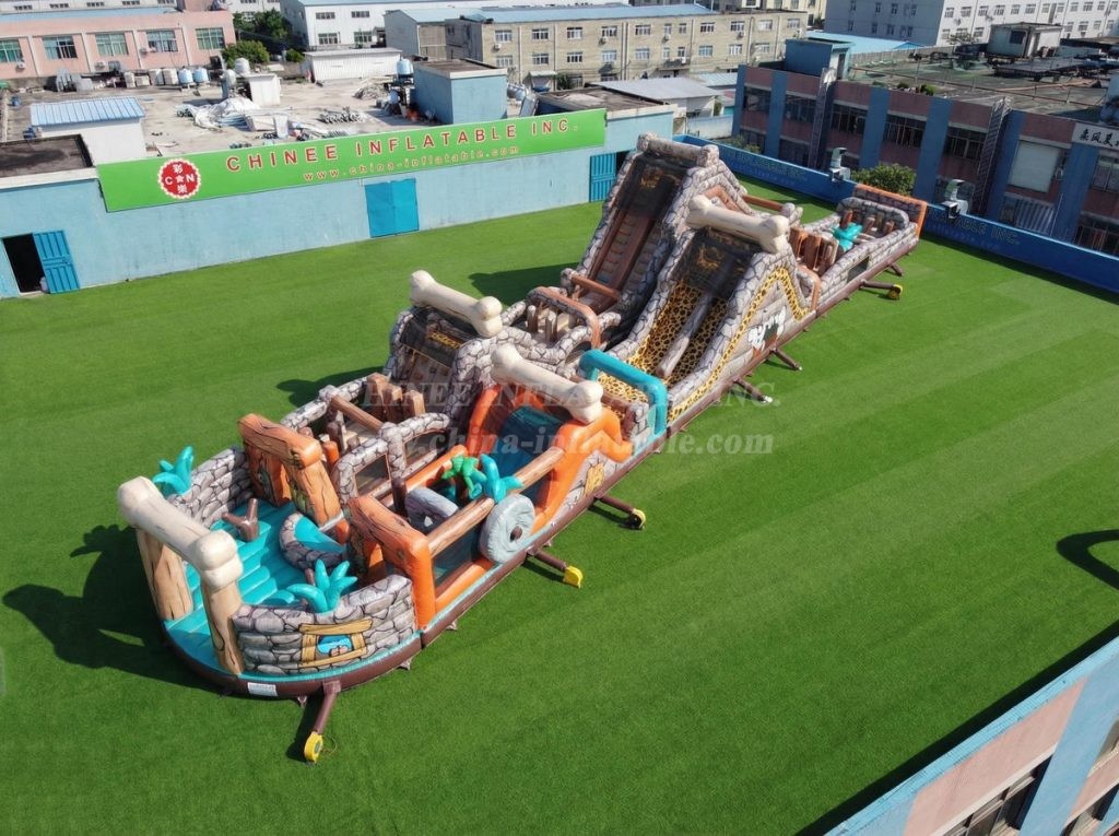 CR2-921 The Flintstones Theme Giant Obstacle Course Challenging Run