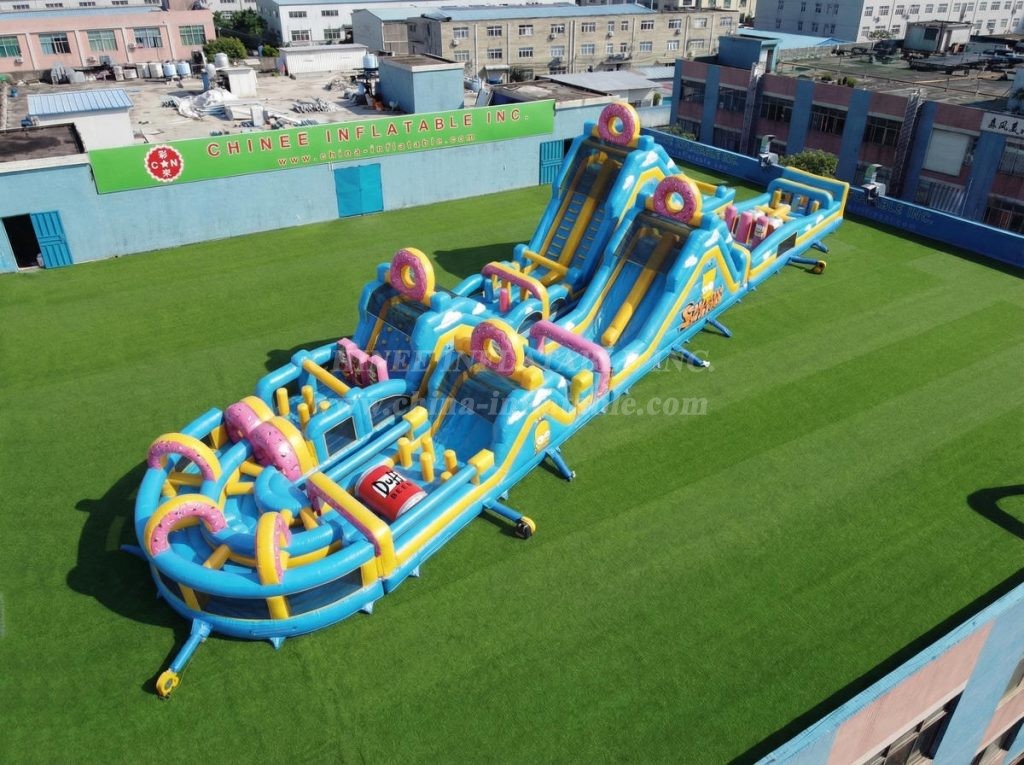 CR2-925 The Simpsons Theme Giant Obstacle Course Challenging Run