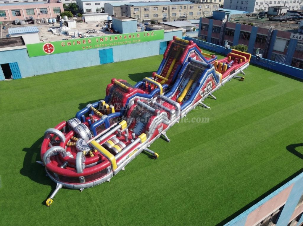 CR2-932 Transformers Theme Giant Obstacle Course Challenging Run