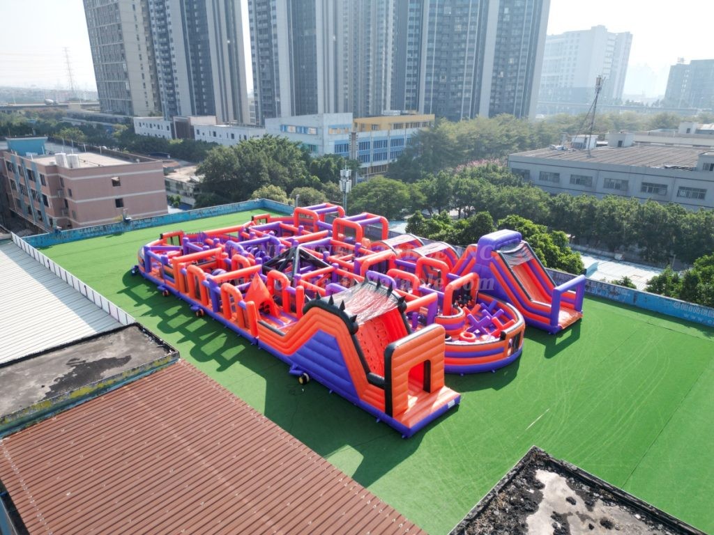 T7-1814D Mega Inflatable Obstacle Course