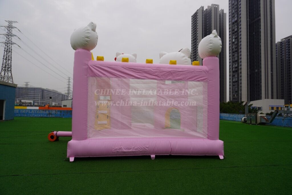 T2-8799 Hello Kitty Theme Bouncy Castle with Slide & Pool