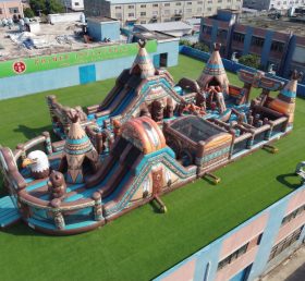 GF3-1000 American Indian Theme Inflatable Playground