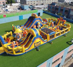 GF3-1004 Bob The Builder Theme Inflatable Playground