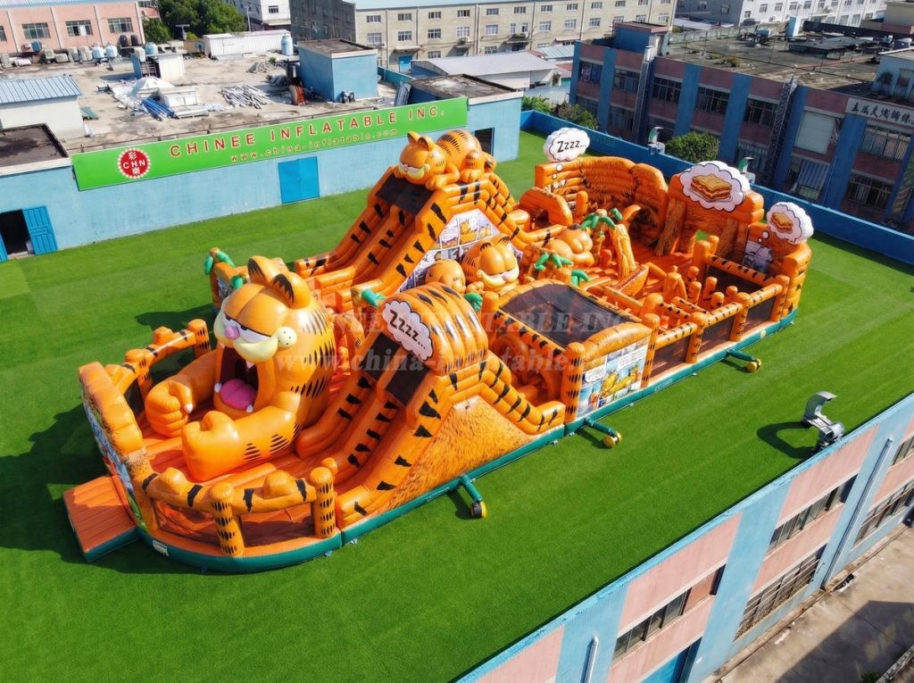 GF3-1011 Garfield Theme Inflatable Playground