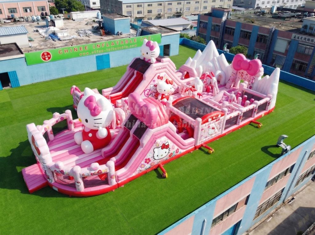 GF3-1012 Hello Kitty Theme Inflatable Playground