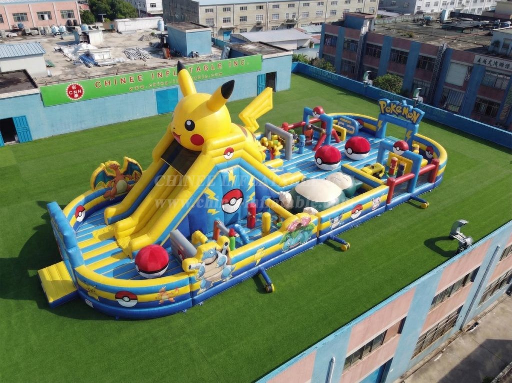 GF3-1026 Pokemon Theme Inflatable Playground