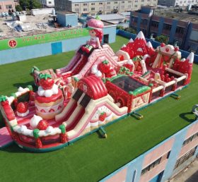 GF3-1036 Strawberry Shortcake Theme Inflatable Playground