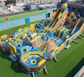 GF3-1058 Bob The Builder Theme Inflatable Park