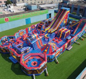 GF3-1107 Superhero Theme Inflatable Park