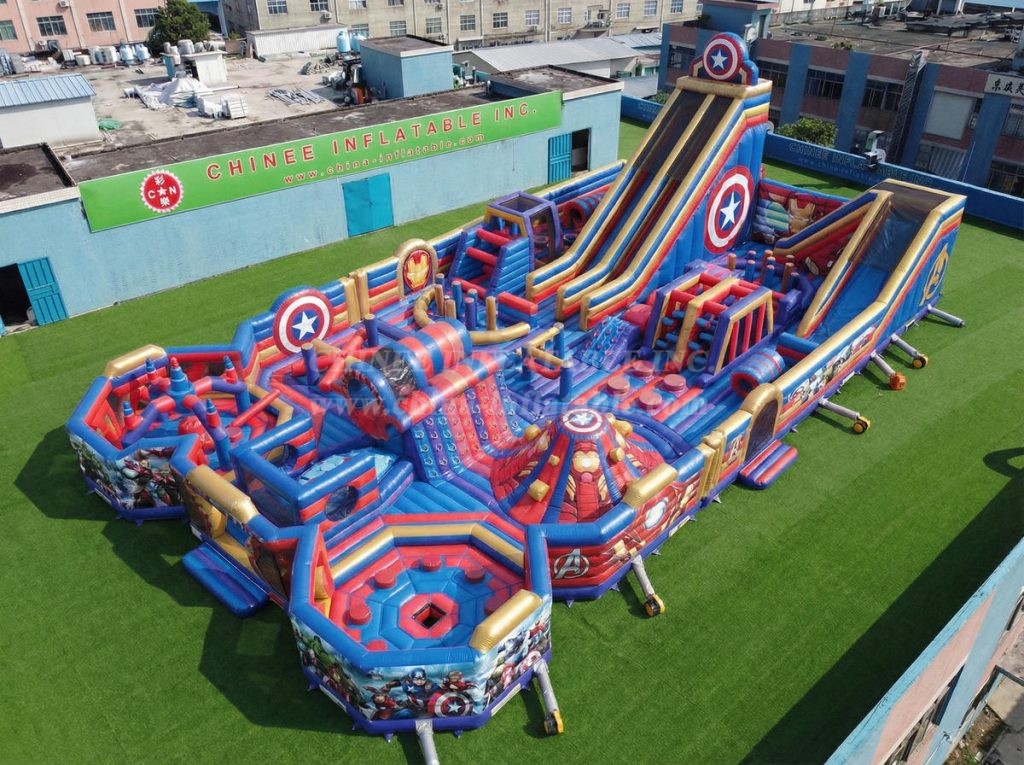 GF3-1111 The Avengers Theme Inflatable Park