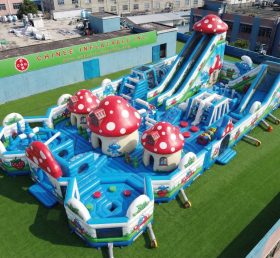 GF3-1117 The Smurfs Theme Inflatable Park