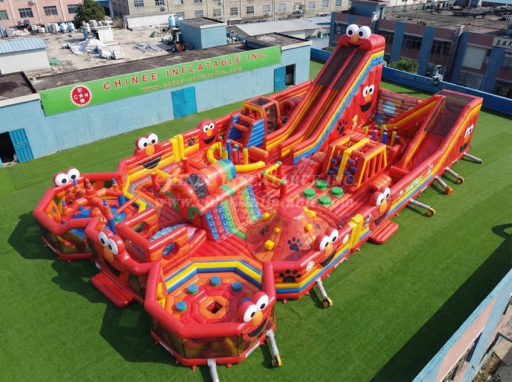 GF3-1118 Tickle Me Elmo Theme Inflatable Park