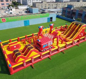 GF3-1142 Firetruck Theme Inflatable Park