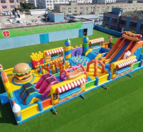 GF3-1143 Food Trucks Theme Inflatable Park