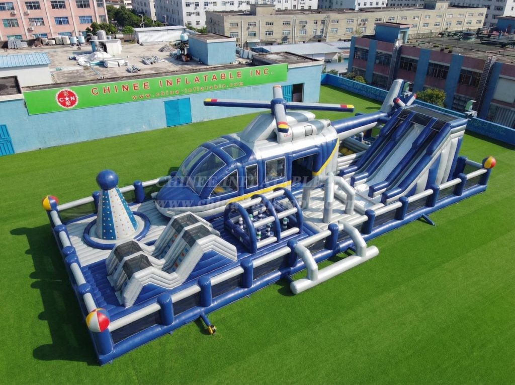 GF3-1146 Helicopter Theme Inflatable Park