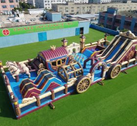 GF3-1147 Horse Carriage Theme Inflatable Park