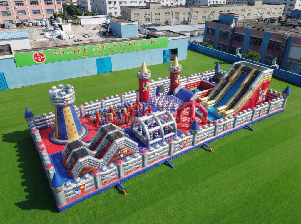 GF3-1149 Knight Theme Inflatable Park