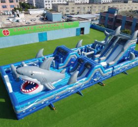 GF3-1158 Shark Theme Inflatable Park