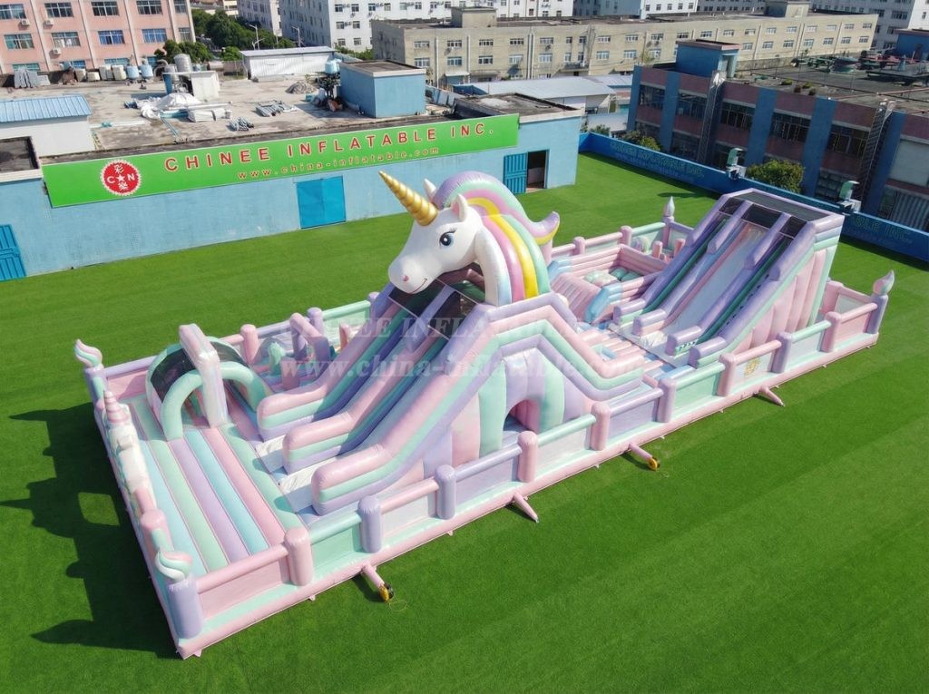 GF3-1163 Unicorn Theme Inflatable Park