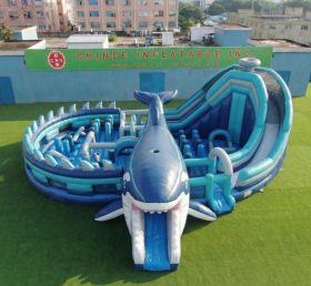 GF3-1180 Whale Theme Inflatable Funcity