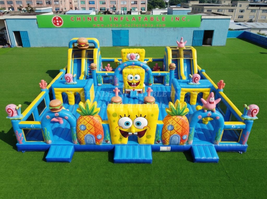 GF3-1272 SpongeBob Theme Inflatable Funcity