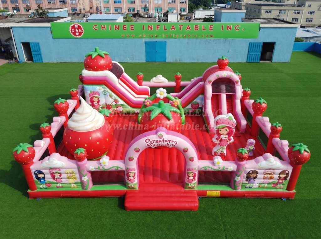 GF3-1278 Strawberry Shortcake Theme Inflatable Funcity